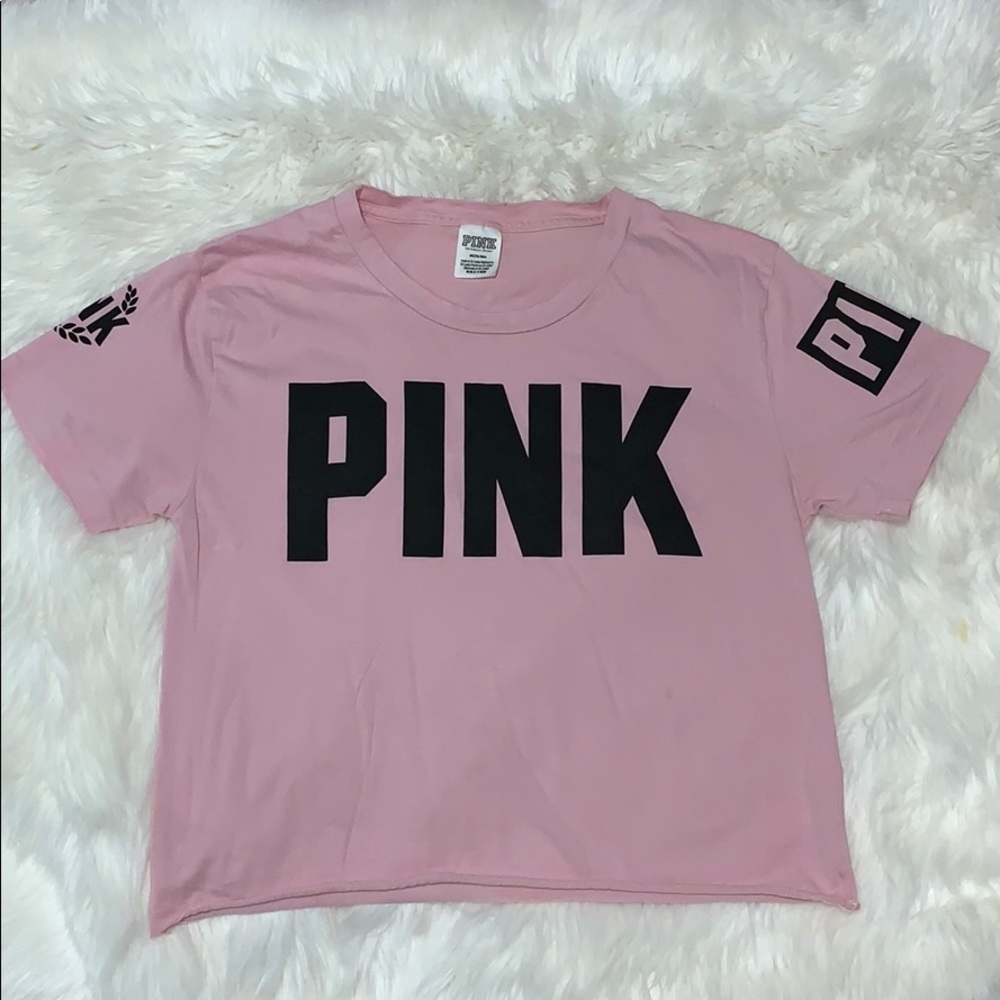 PINK Crop Top Tee 💕